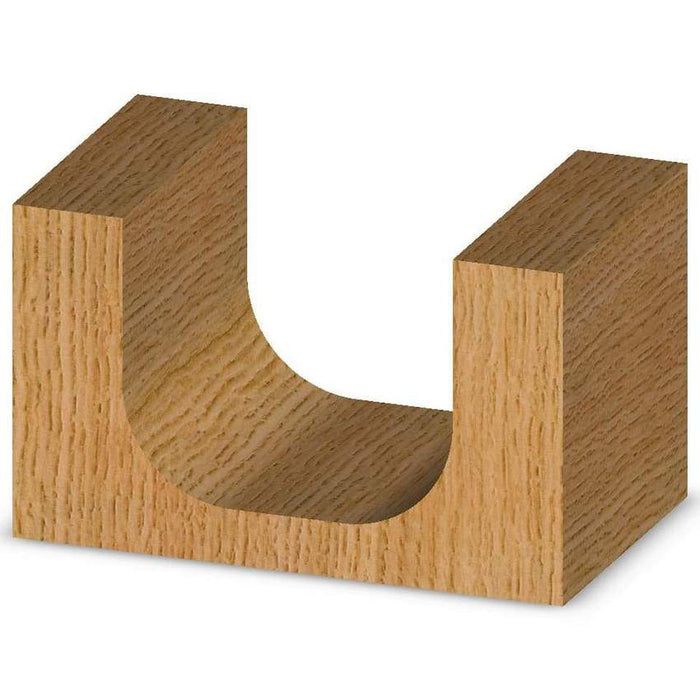 AstraHP Coated Whiteside 1372 Bowl & Tray Bit 3/4″ Dia x 1/4″ Rad x 1/4″ Shank