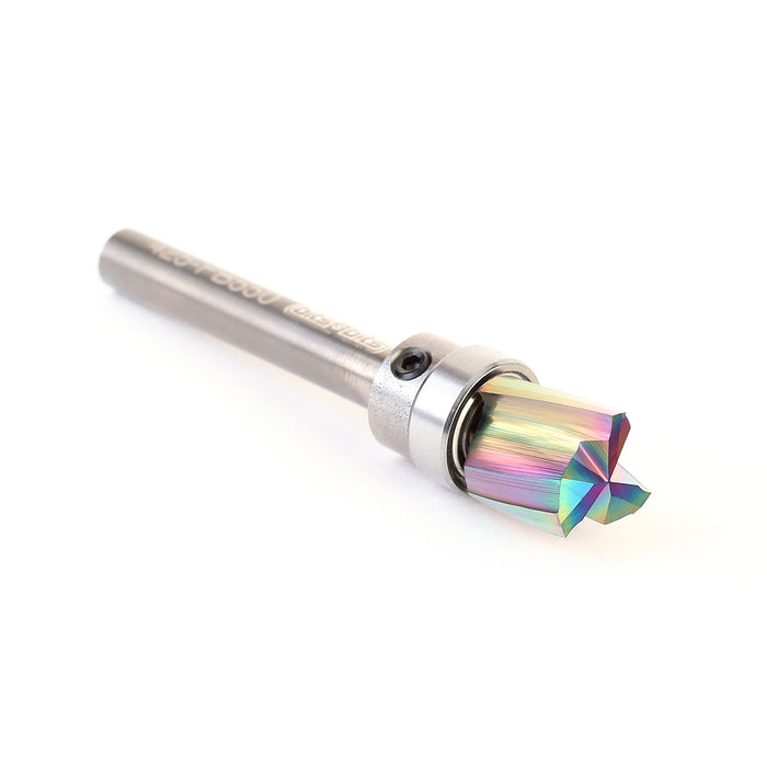 Bits&Bits 1/2″ Down-cut Pattern Bit 1/2″ Cut Depth, 1/4″ Shank – 425-PB550 AstraHP Coated