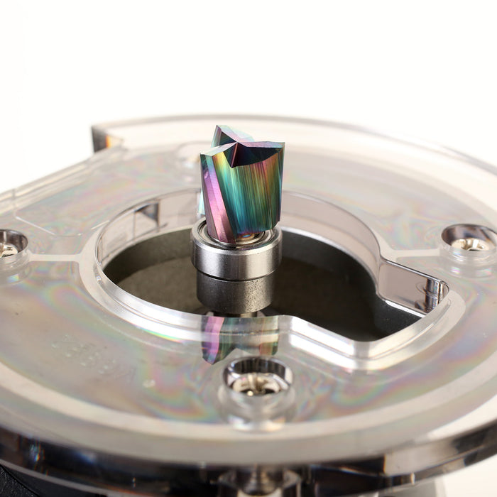 Bits&Bits 1/2″ Down-cut Pattern Bit 1/2″ Cut Depth, 1/4″ Shank – 425-PB550 AstraHP Coated