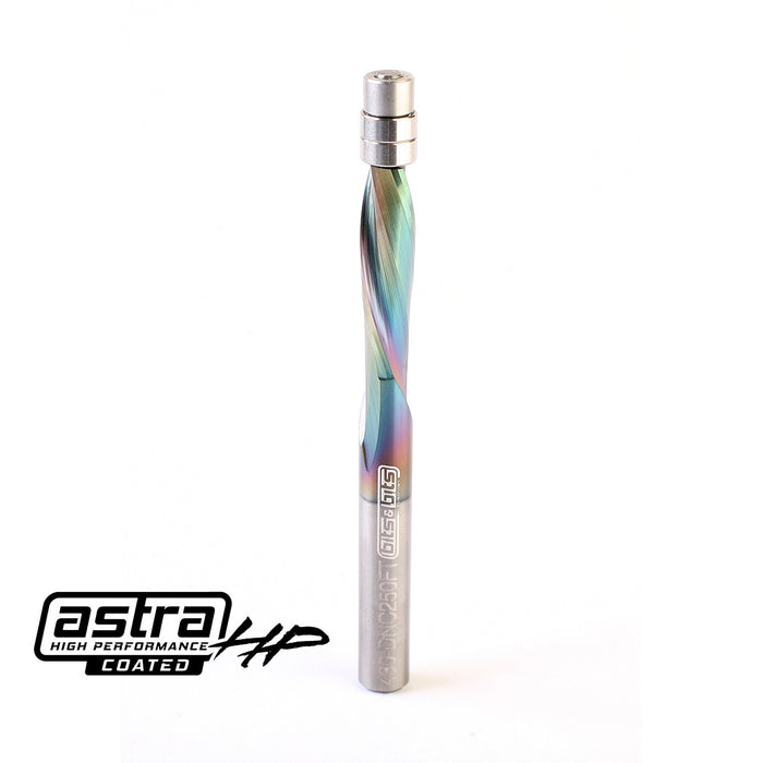 AstraHP Coated Bits&Bits 1/4″ Spiral Down-Cut Flush Trim Router Bit