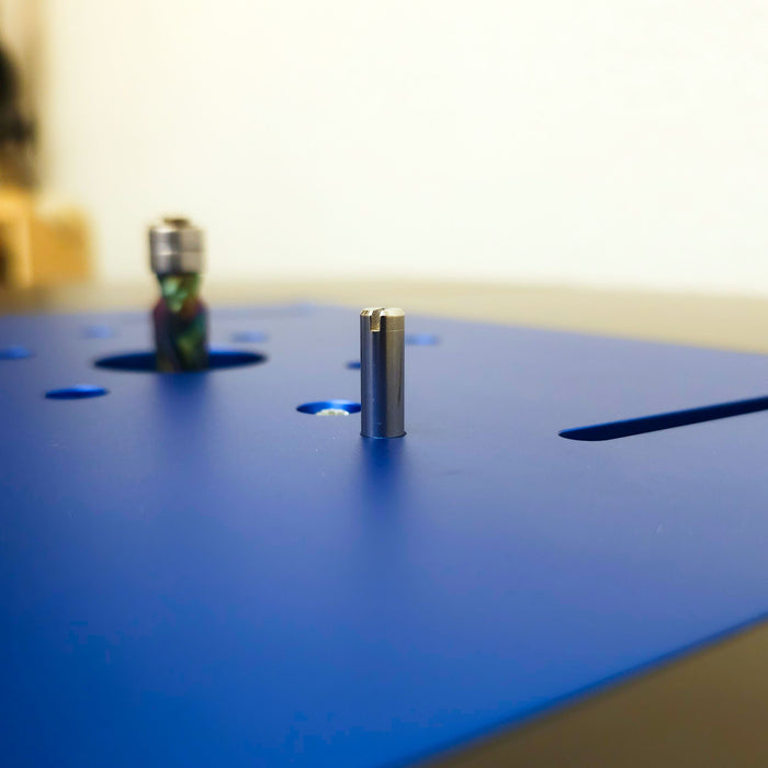 DualFit Pro® Aluminum Router Mount with Insert Rings - Fits Full-Size and Trim Routers