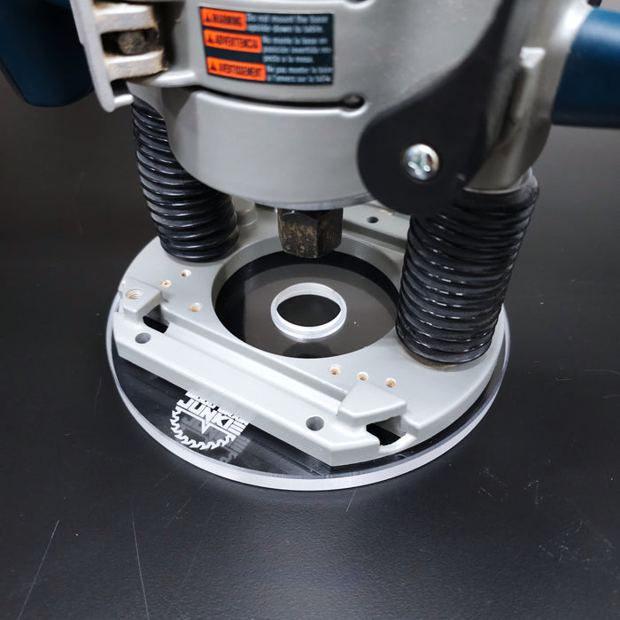 FullFit Pro™ 7in Round Base Plate - Bosch 1617EVS Router Plunge Base (RA1166)