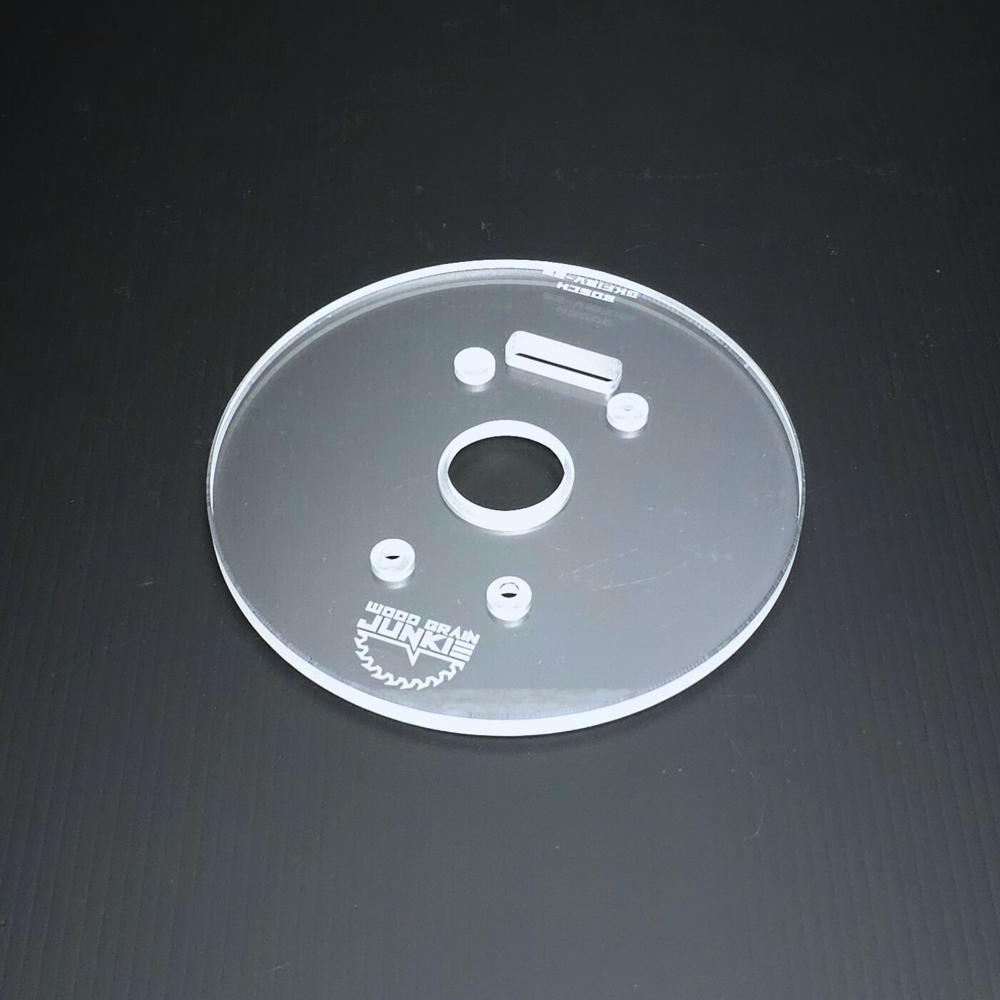 6 inch ROUND Router Base Plate for Bosch Colt GKF18V-25