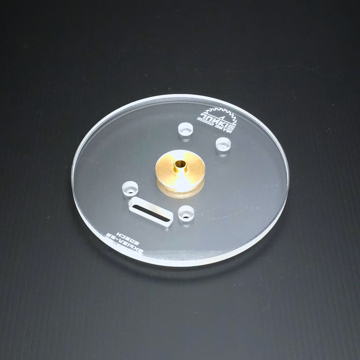 TrimFit Pro® 6 inch ROUND Router Base Plate for Bosch Colt GKF18V-25