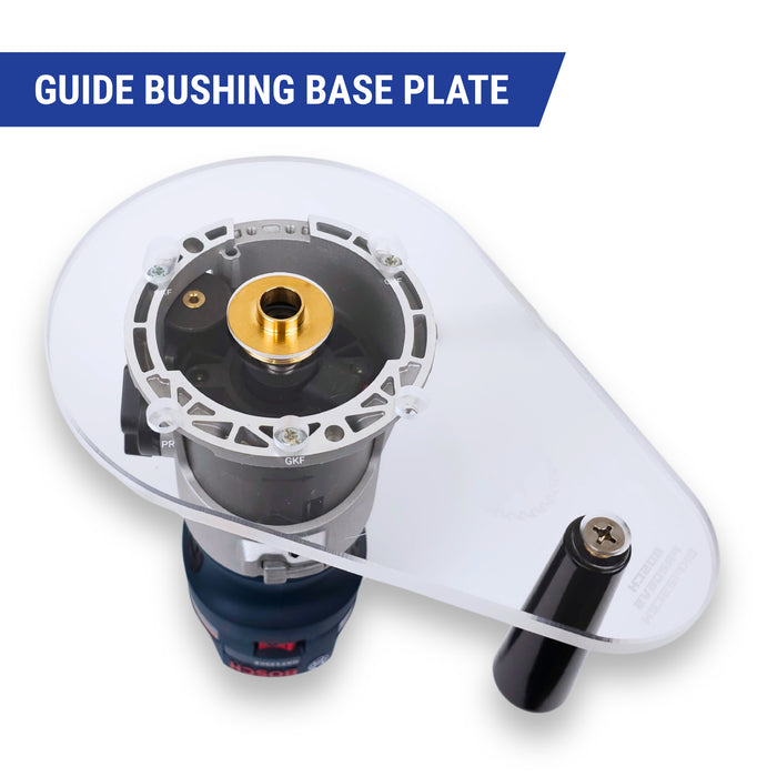 TrimFit Pro® SINGLE GRIP Router Base Plate for Bosch Colt PR20EVS and GKF125CE