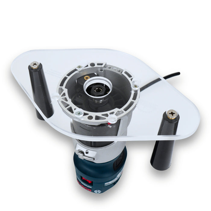 TrimFit Pro® DUAL GRIP Router Base Plate for Bosch Colt PR20EVS and GKF125CE