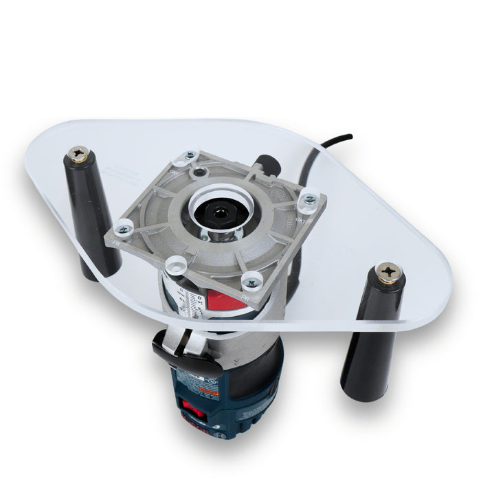 TrimFit Pro® DUAL GRIP Router Base Plate for Bosch Colt PR20EVS and GKF125CE
