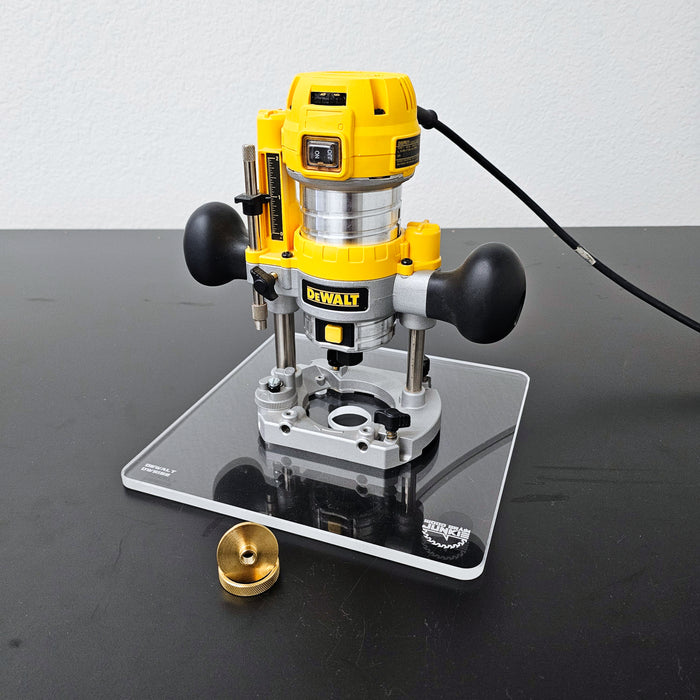 TrimFit Pro® 10in Base Plate - DeWalt Trim Router Plunge Base (DNP612)