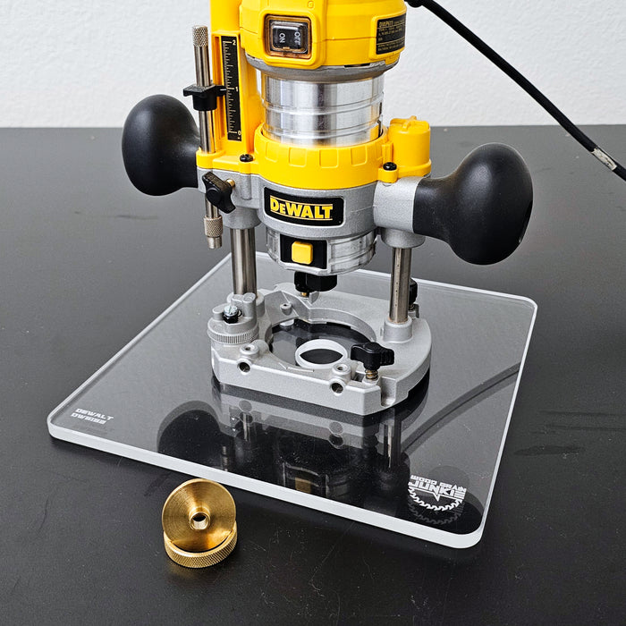 TrimFit Pro® 10in Base Plate - DeWalt Trim Router Plunge Base (DNP612)