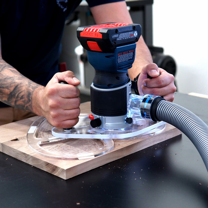 TrimFit Pro® DUAL GRIP Blank Router Base Plate