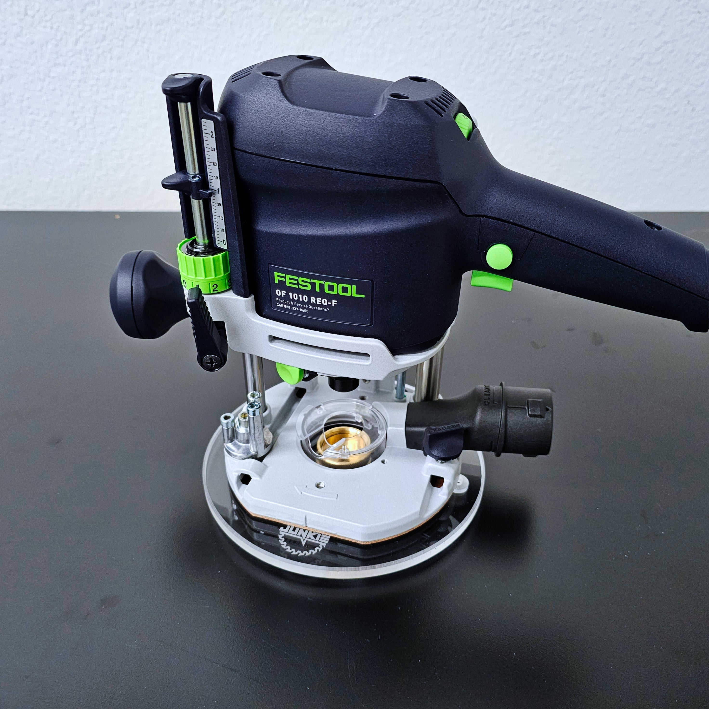 7in Round Base Plate - Festool OF 1010 REQ-F and 1400 EQ-F Router