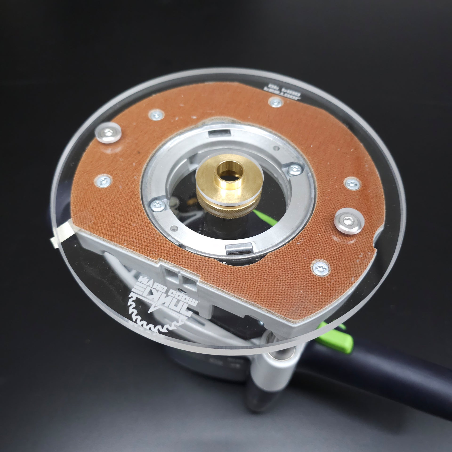 7in Round Base Plate - Festool OF 1010 REQ-F and 1400 EQ-F Router