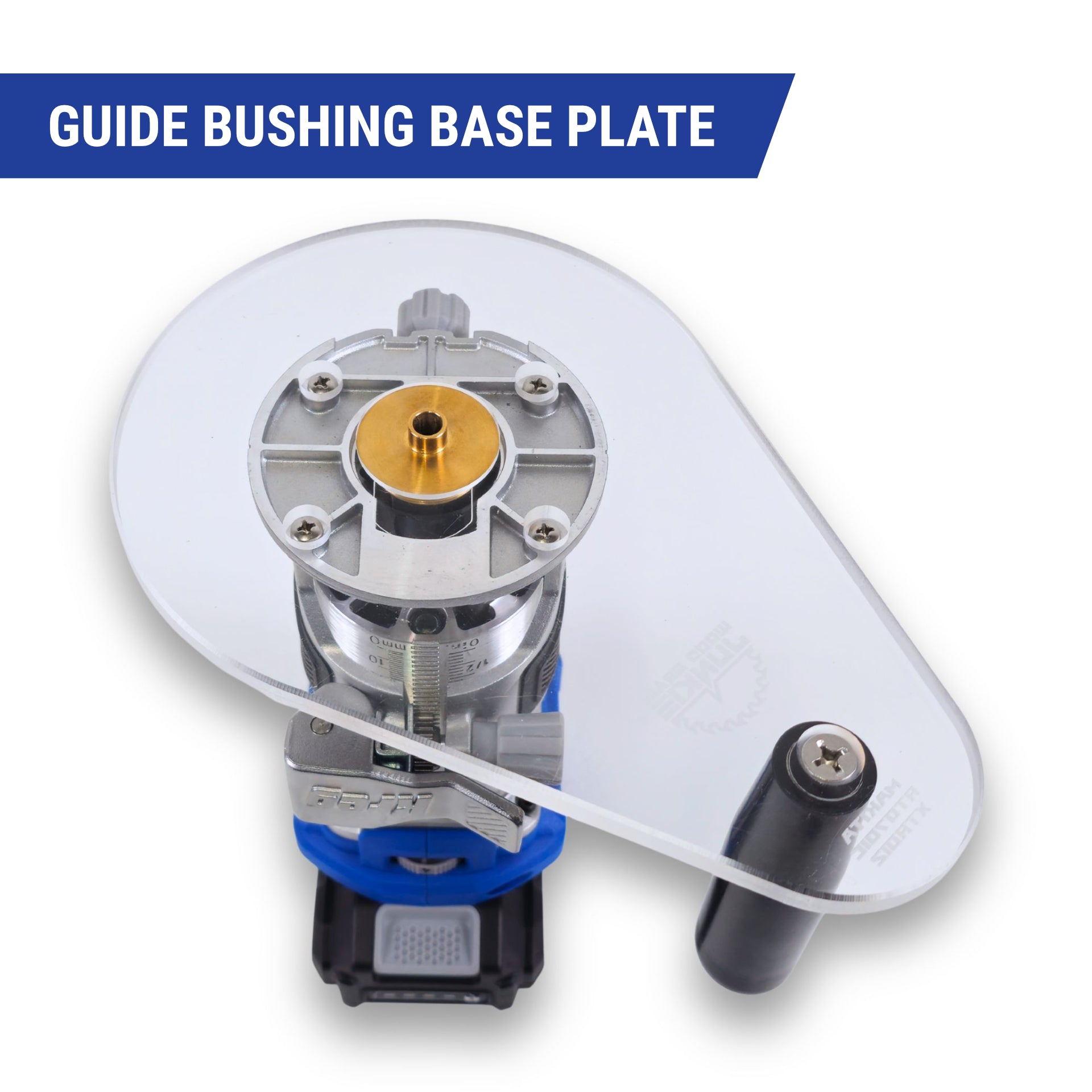 SINGLE GRIP Router Base Plate for Kreg 20V Ionic Drive