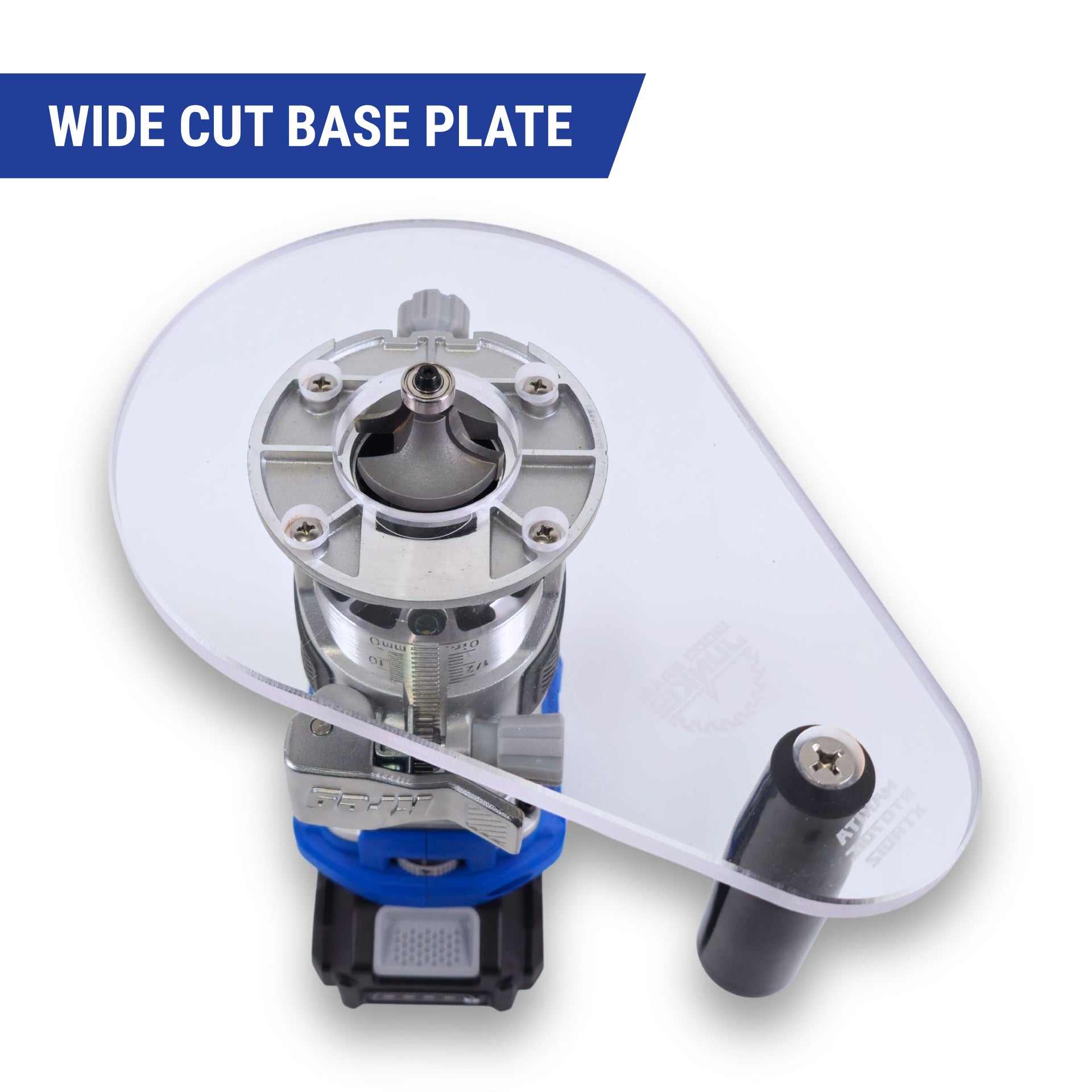SINGLE GRIP Router Base Plate for Kreg 20V Ionic Drive