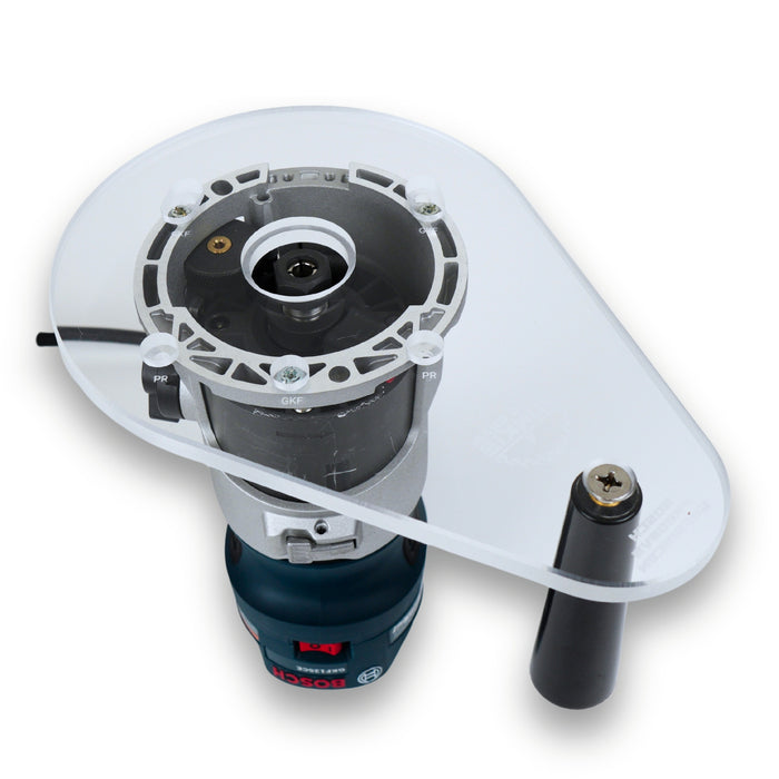 TrimFit Pro® SINGLE GRIP Router Base Plate for Bosch Colt PR20EVS and GKF125CE