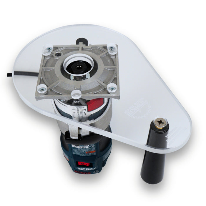 TrimFit Pro® SINGLE GRIP Router Base Plate for Bosch Colt PR20EVS and GKF125CE