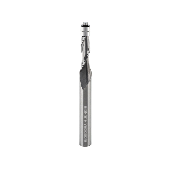 ShurCut Solid Carbide Micro Spiral Up-Cut Flush-Trim Bit – 1/4″ Shank, 3/16″ Dia, 5/8″ Cut Length