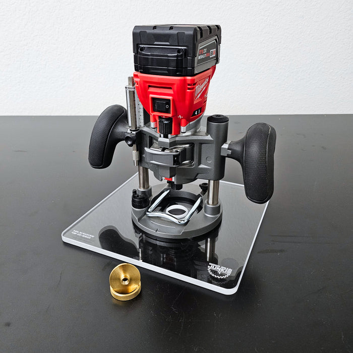 TrimFit Pro® 10in Base Plate - Milwaukee M18 FUEL Trim Router Plunge Base (48-10-5601)