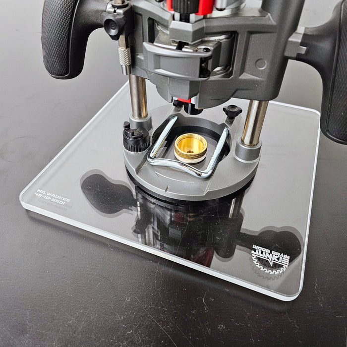 TrimFit Pro® 10in Base Plate - Milwaukee M18 FUEL Trim Router Plunge Base (48-10-5601)