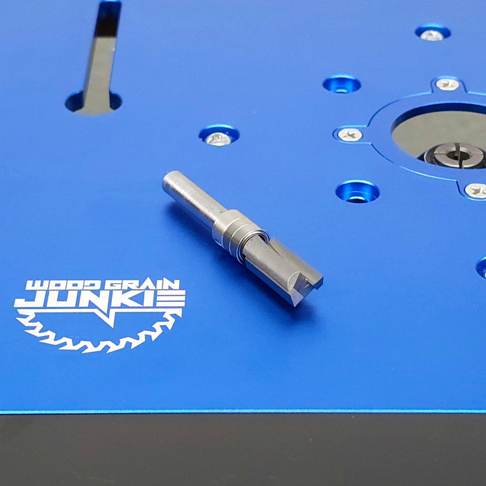 ShurCut Carbide Tipped Template Pattern Bit – 1/4″ Shank, 3/8″ Dia, 3/4″ Cut Length