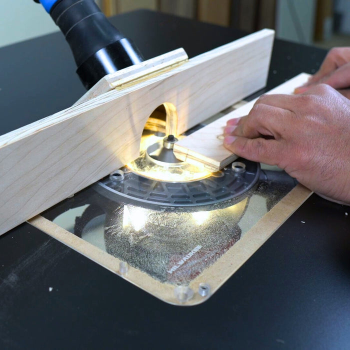 DualFit Pro® Acrylic Router Mount - Insert Plate - Fits Full-Size and Trim Routers