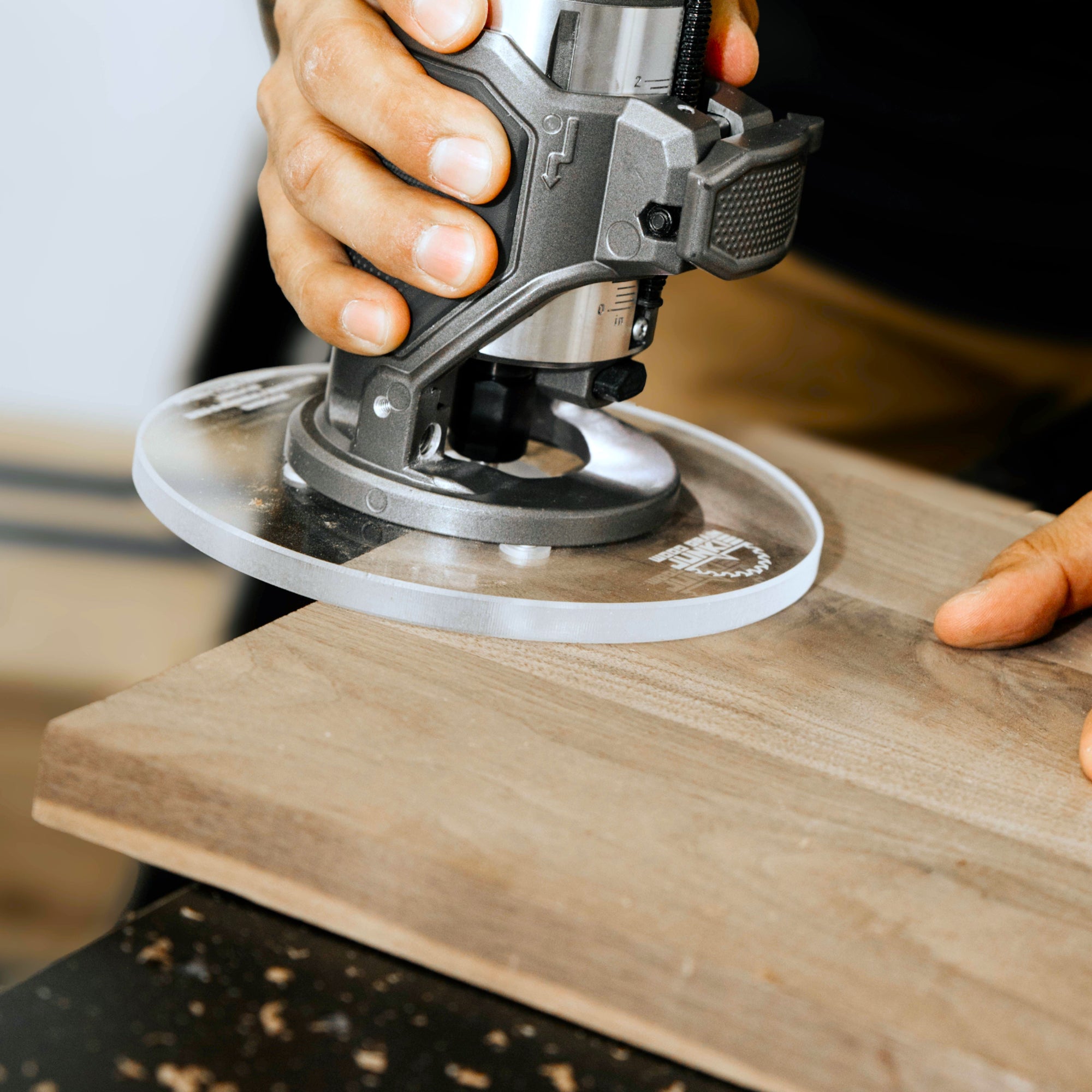 6 inch ROUND Blank Router Base Plate