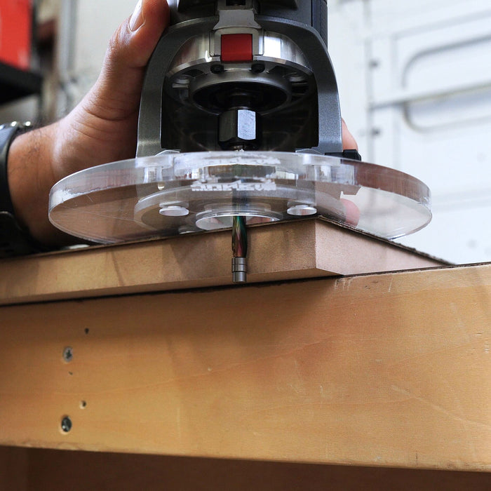 TrimFit Pro® 6 inch ROUND Router Base Plate for Milwaukee M18 FUEL 2723-20