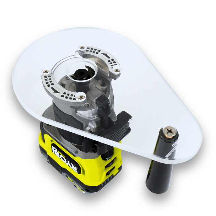 TrimFit Pro® SINGLE GRIP Router Base Plate for Ridgid and Ryobi