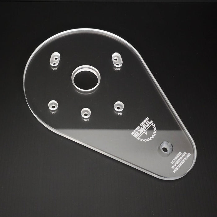 TrimFit Pro® SINGLE GRIP Router Base Plate for Bosch Colt PR20EVS and GKF125CE