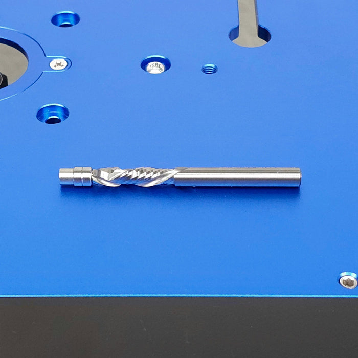 ShurCut Solid Carbide Spiral Compression Flush-Trim Bit – 1/4″ Shank, 1/4″ Dia, 1″ Cut Length