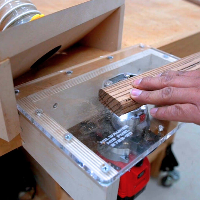 TrimFit Pro® Trim Router Table Plate for Popular Compact Routers