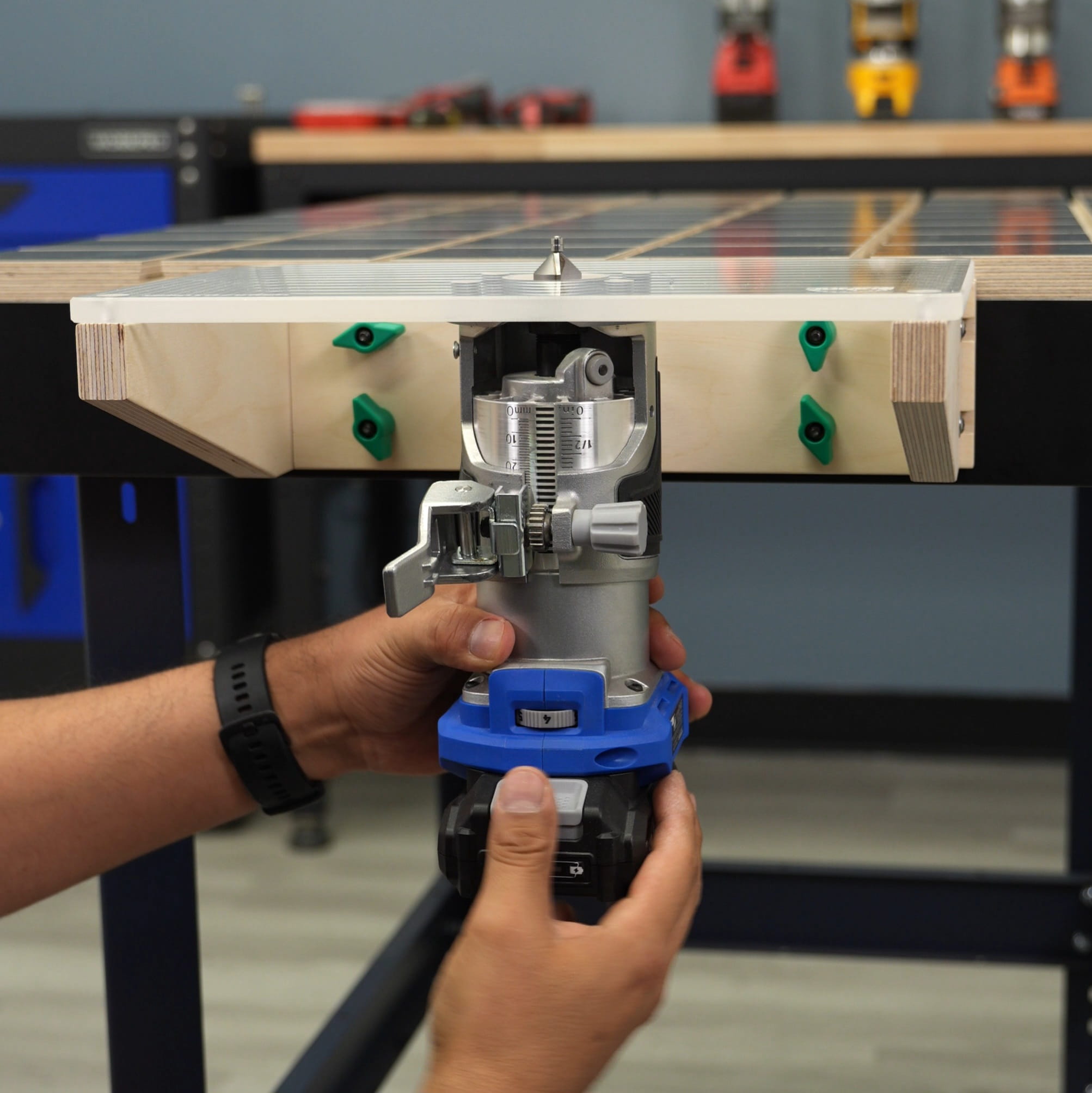 Trim Router Table for Popular Compact Routers