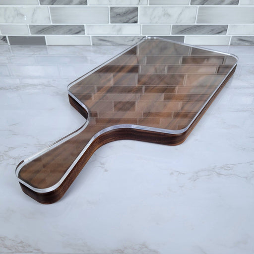 Wood Grain Junkie 15x7 inch Skinny Necktie Full Charcuterie Board Template
