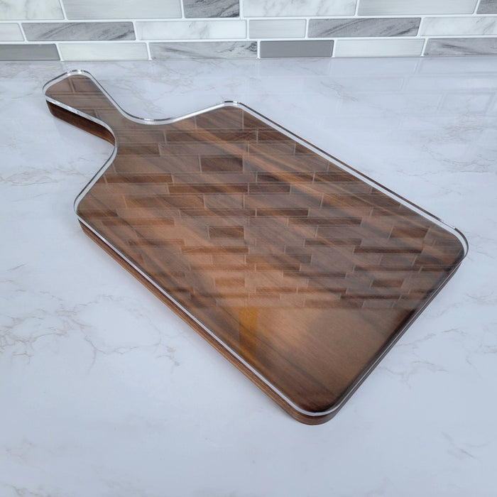 Wood Grain Junkie 15x7 inch Skinny Necktie Full Charcuterie Board Template