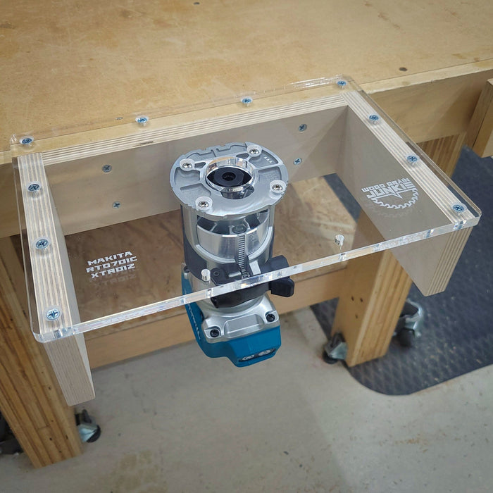 Wood Grain Junkie 3/8 Inch Thick Acrylic Trim Router Table Plate Makita