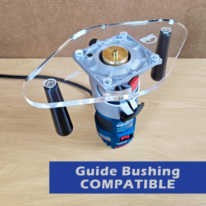 Wood Grain Junkie Bosch Colt (PR20EVS) Dual Grip Router Base Plate