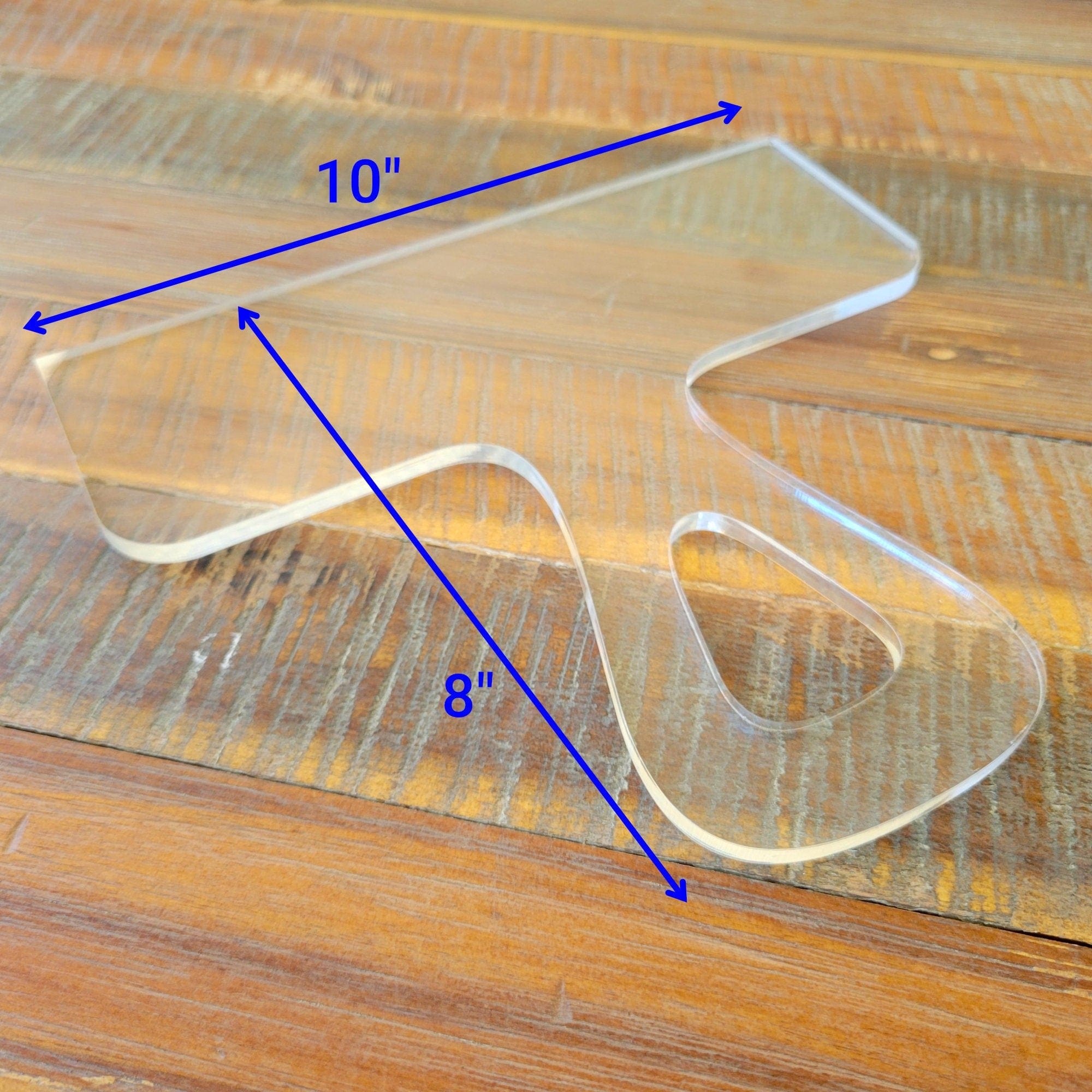 Wood Grain Junkie Charcuterie Board Handle Acrylic Router Template
