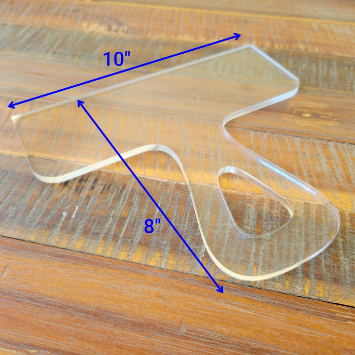 Wood Grain Junkie Charcuterie Board Handle Acrylic Router Template