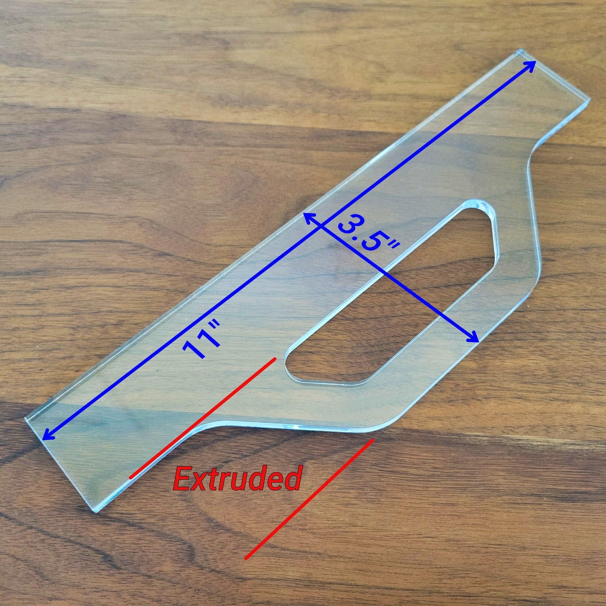 Wood Grain Junkie Charcuterie Board Handle Acrylic Router Template