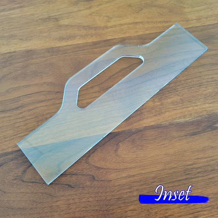 Wood Grain Junkie Charcuterie Board Handle Acrylic Router Template
