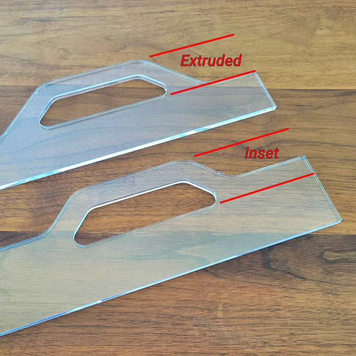 Wood Grain Junkie Charcuterie Board Handle Acrylic Router Template