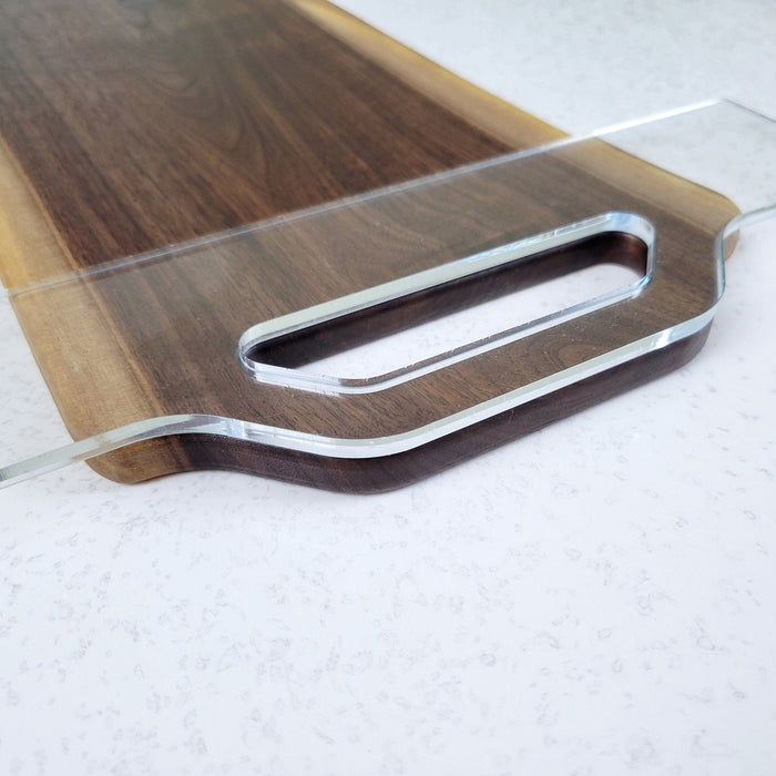 Wood Grain Junkie Charcuterie Board Handle Acrylic Router Template