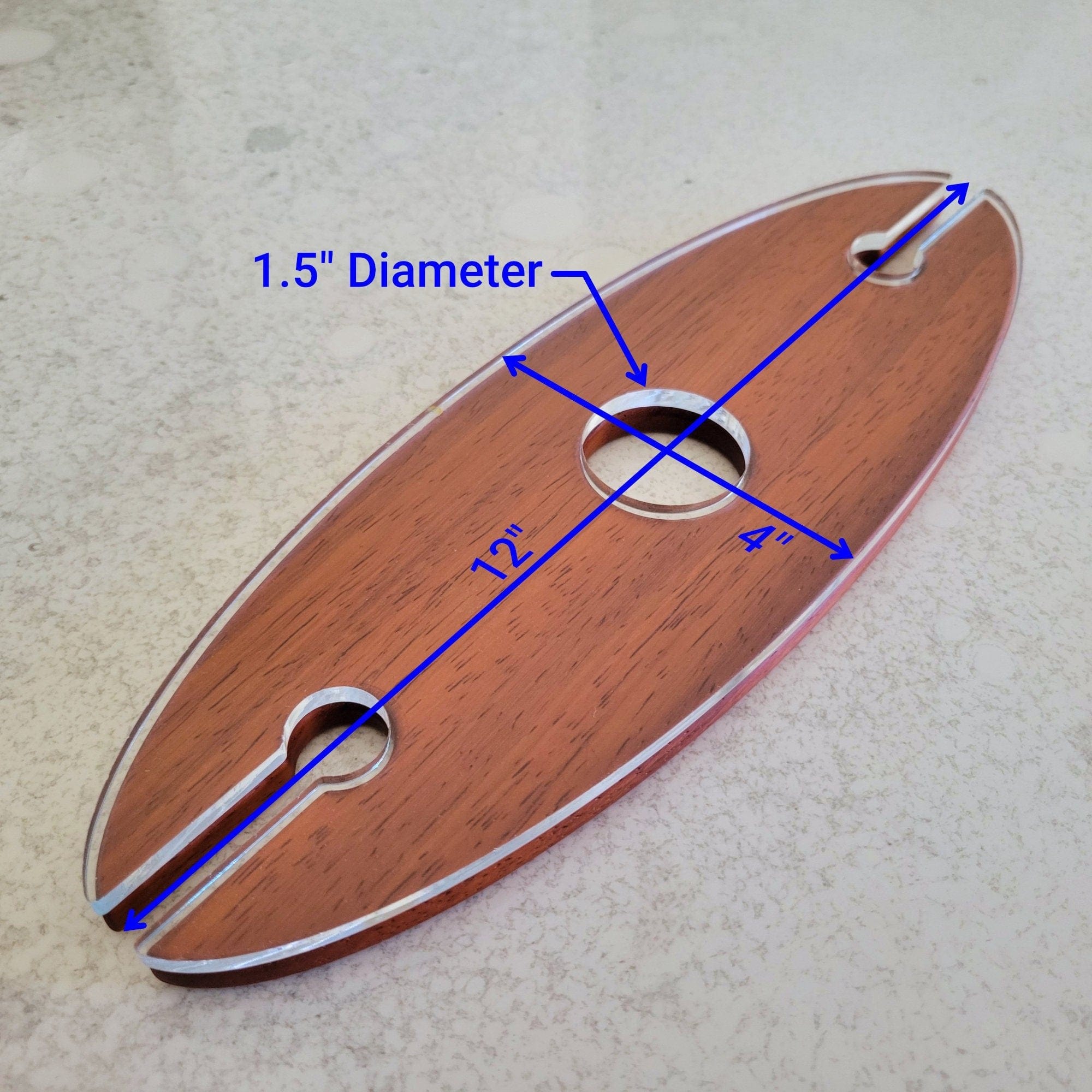 Wood Grain Junkie Classy Wine Caddy Acrylic Router Template