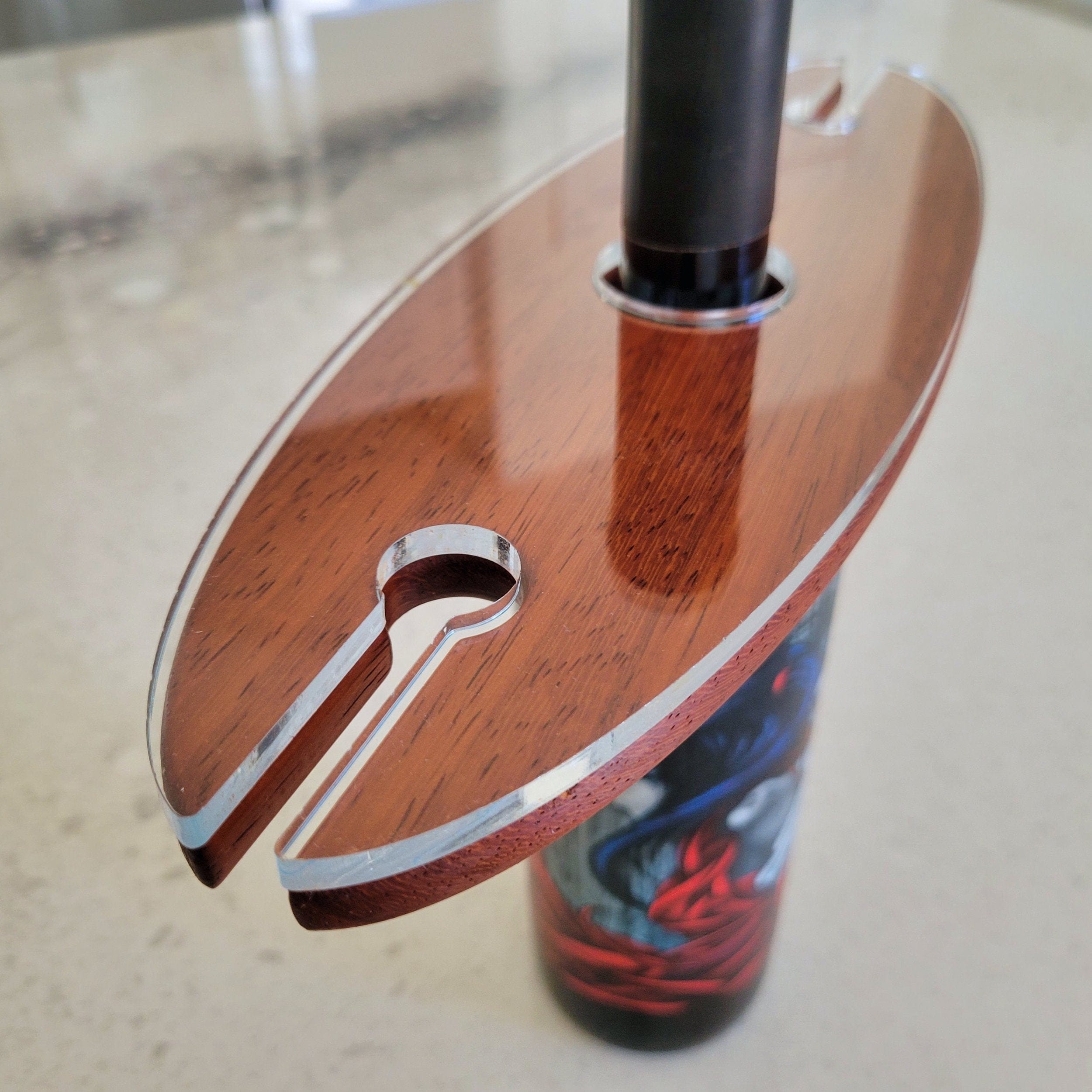 Wood Grain Junkie Classy Wine Caddy Acrylic Router Template