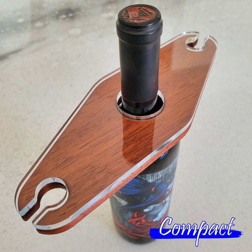 Wood Grain Junkie Compact Wine Caddy Acrylic Router Template