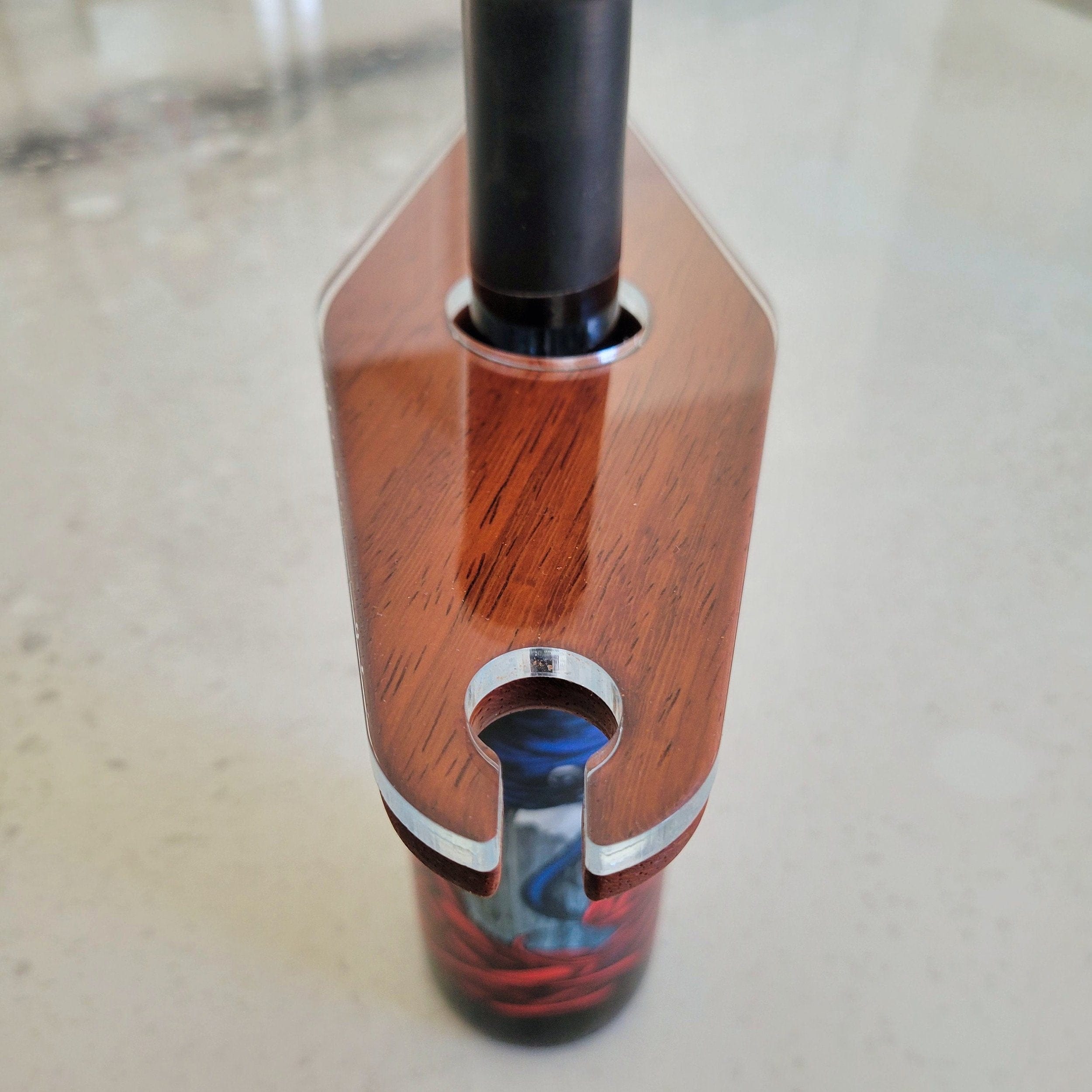 Wood Grain Junkie Compact Wine Caddy Acrylic Router Template