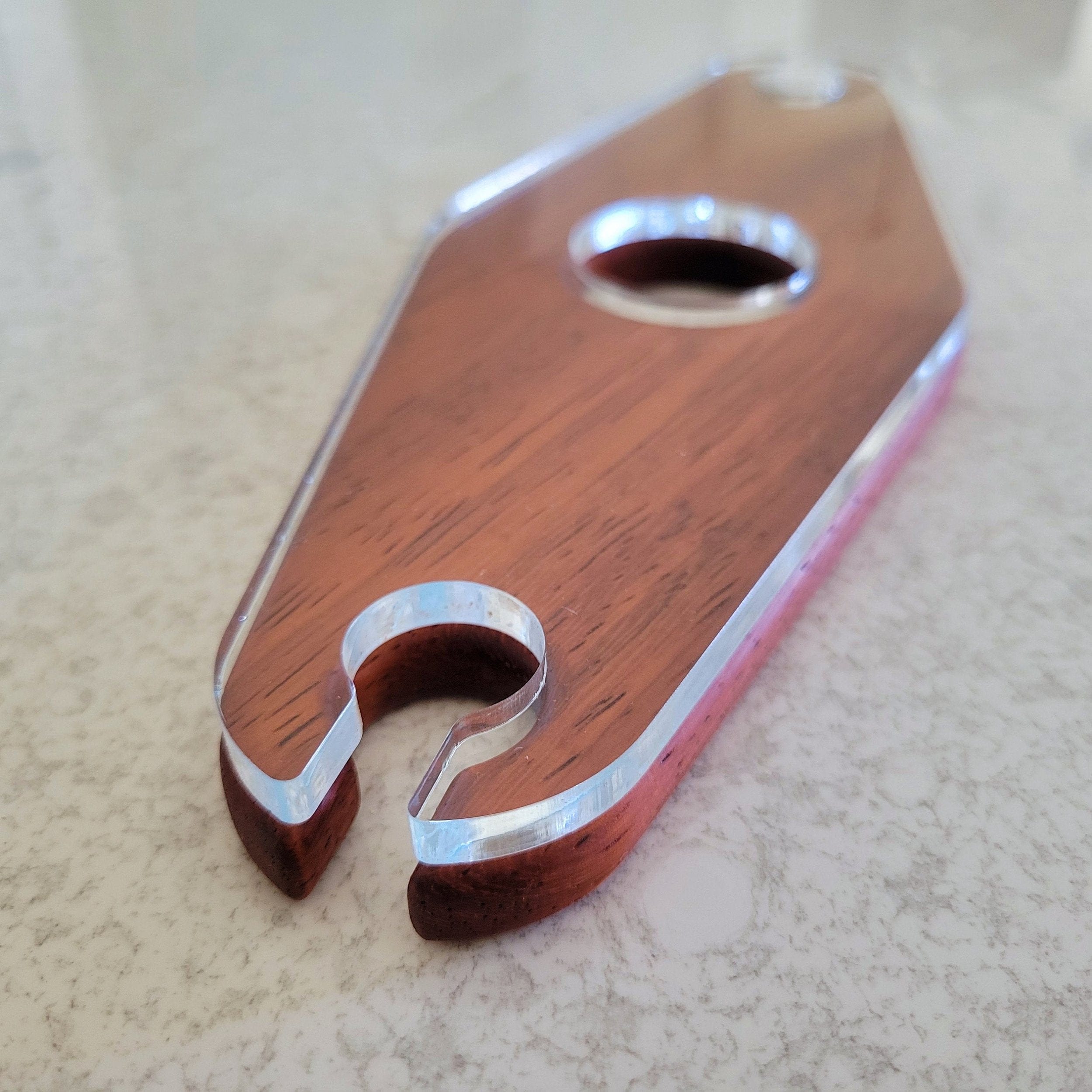 Wood Grain Junkie Compact Wine Caddy Acrylic Router Template