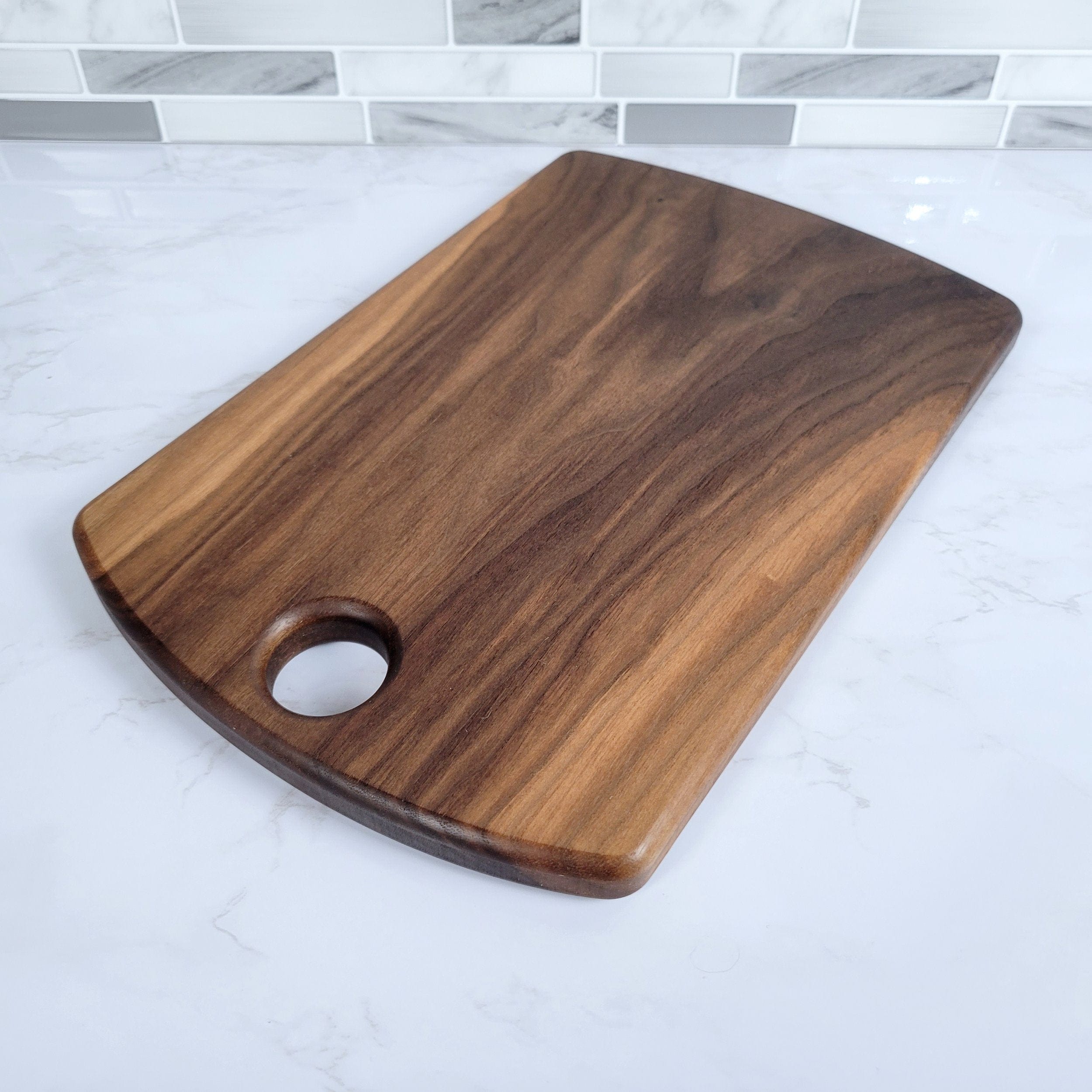 Wood Grain Junkie Curved Ends Full Charcuterie Board Template