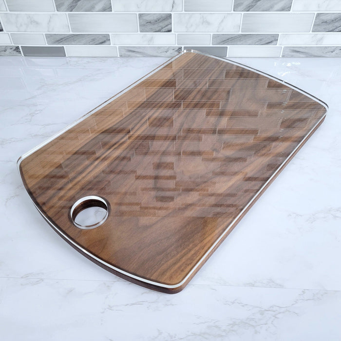 Wood Grain Junkie Curved Ends Full Charcuterie Board Template