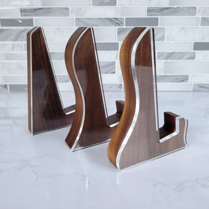 Wood Grain Junkie Cutting Board Stand Set - Acrylic Templates Round Back 1.25"